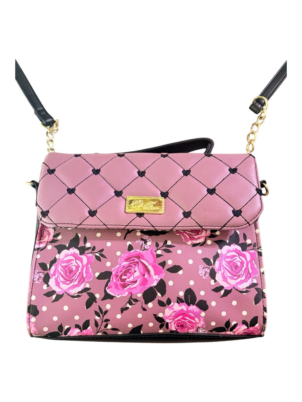 Luv Betsey by Betsey Johnson Addy  Pink Crossbody Bag